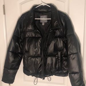 Haven Outerwear Puffer Jacket Black NWOT M